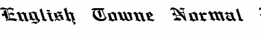 English Towne-Normal Lefty Wide Regular Font