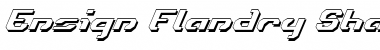 Ensign Flandry Shadow Italic Font