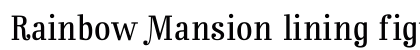 Rainbow Mansion lining figures Regular Font Preview Rainbow Mansion lining figures Regular Font Preview
