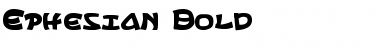 Download Ephesian Bold Font