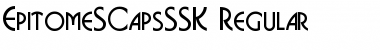 EpitomeSCapsSSK Regular Font