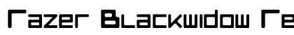 Razer Blackwidow Regular Font Razer Blackwidow Regular Font Preview