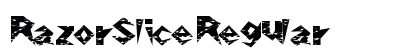 RazorSlice Regular Font RazorSlice Regular Font Preview