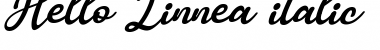 Download Hello Linnea Italic Font