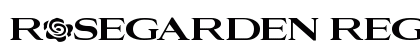 Rosegarden Regular Font Rosegarden Regular Font Preview