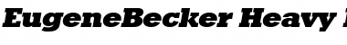 Download EugeneBecker-Heavy Font
