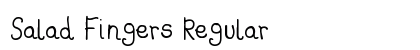 Salad Fingers Regular Font Preview Salad Fingers Regular Font Preview