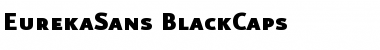 EurekaSans-BlackCaps Regular Font