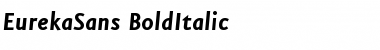 Download EurekaSans-BoldItalic Font