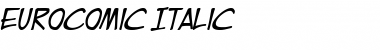 EuroComic Italic Font