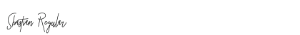 Sbastian Regular Font Preview Sbastian Regular Font Preview