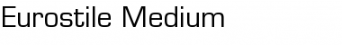 Eurostile-Medium Font