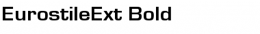 EurostileExt-Bold Regular Font