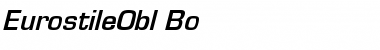 EurostileObl-Bo Regular Font