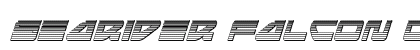 Searider Falcon Chrome Italic Italic Font Searider Falcon Chrome Italic Italic Font Preview