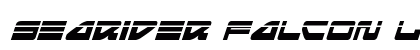 Searider Falcon Laser Italic Italic Font Searider Falcon Laser Italic Italic Font Preview