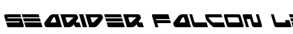Searider Falcon Leftalic Italic Font Searider Falcon Leftalic Italic Font Preview