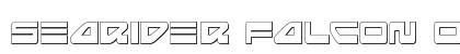 Searider Falcon Outline Outline Font Searider Falcon Outline Outline Font Preview