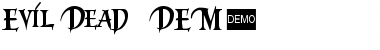 Download Evil Dead 3 DEMO Font