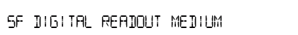 SF Digital Readout Medium Font SF Digital Readout Medium Font Preview