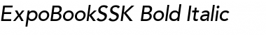 ExpoBookSSK Bold Italic