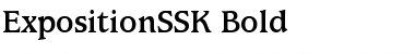 ExpositionSSK Bold Font