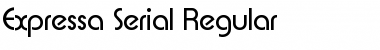 Expressa-Serial Regular Font