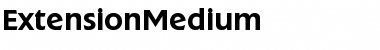Download ExtensionMedium Font