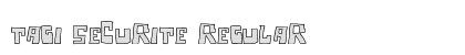 Tagi Securite Regular Font Preview Tagi Securite Regular Font Preview
