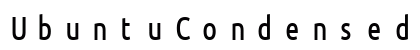UbuntuCondensed NF Regular Font Preview UbuntuCondensed NF Regular Font Preview