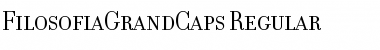 FilosofiaGrandCaps Regular Font
