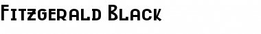 Fitzgerald Black Regular Font