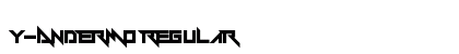 Y-Andermo Regular Font Preview Y-Andermo Regular Font Preview