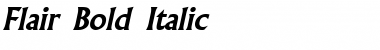 Flair Bold Italic