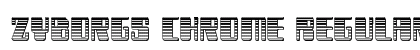 Zyborgs Chrome Regular Font Zyborgs Chrome Regular Font Preview