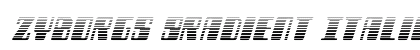 Zyborgs Gradient Italic Italic Font Zyborgs Gradient Italic Italic Font Preview