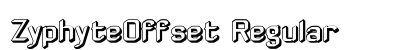 ZyphyteOffset Regular Font ZyphyteOffset Regular Font Preview