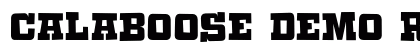 Calaboose DEMO Regular (OpenType) Font Preview Calaboose DEMO Regular (OpenType) Font Preview