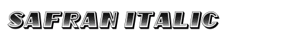 Safran Italic Font Preview Safran Italic Font Preview