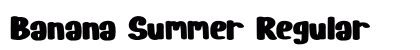 Banana Summer Regular Font Banana Summer Regular Font Preview