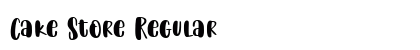 Cake Store Regular Font Preview Cake Store Regular Font Preview