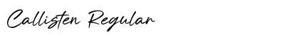 Callisten Regular (OpenType) Font Preview Callisten Regular (OpenType) Font Preview