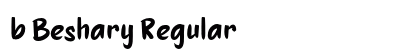b Beshary Regular (OpenType) Font Preview b Beshary Regular (OpenType) Font Preview