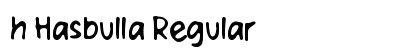 h Hasbulla Regular Font Preview h Hasbulla Regular Font Preview