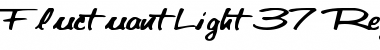 FluctuantLight37 Regular Font