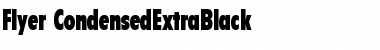 Flyer-CondensedExtraBlack Extra Black Font
