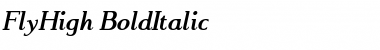 FlyHigh BoldItalic Font