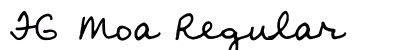 FG Moa Regular (OpenType) Font Preview FG Moa Regular (OpenType) Font Preview