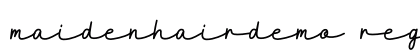 MaidenhairDEMO Regular (OpenType) Font Preview MaidenhairDEMO Regular (OpenType) Font Preview