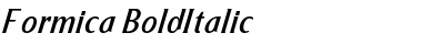 Formica Italic Font
